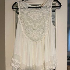 Indigo Thread Co. Lace Top - Baby Doll Style  Med.